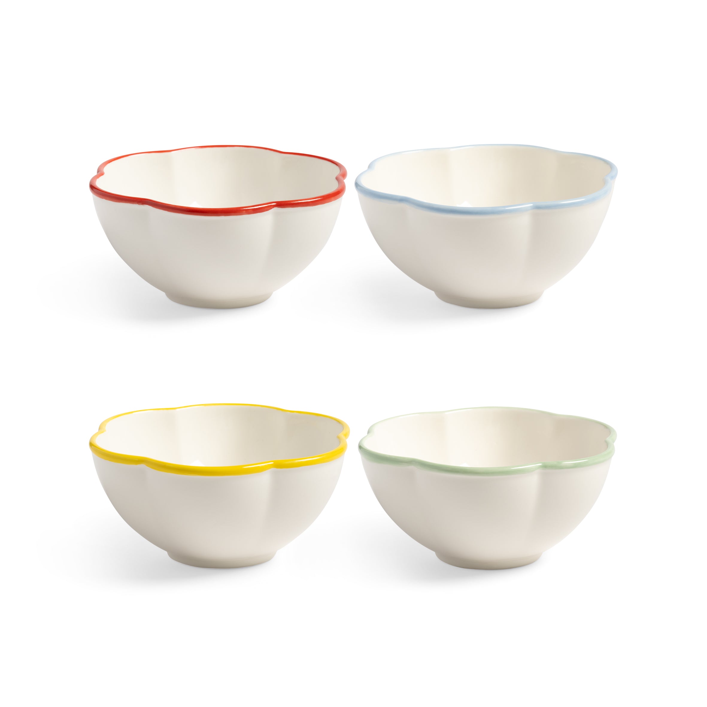 Bowl folk small set of 4 &klevering