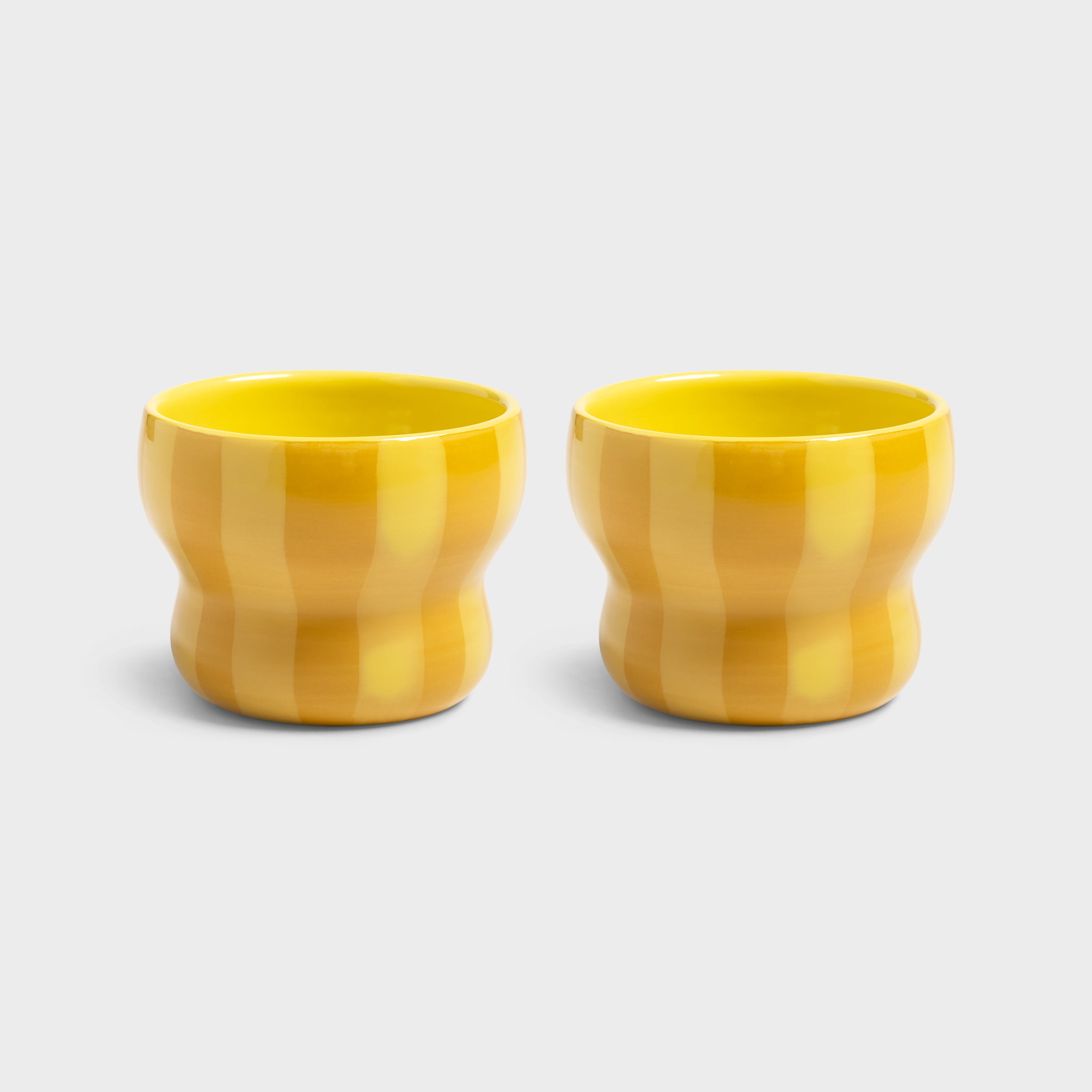 Mug circus large yellow set of 2 &klevering