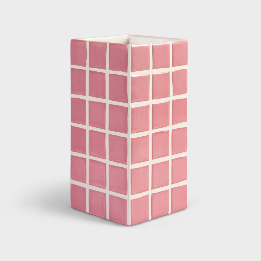 Vase rosa &klevering